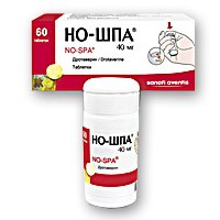 Но-шпа, табл. 40 мг №60 флаконы с дозатором