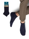Носки мужские, Omsa (Омса) р. 42-44 (27-29) ECO 402 Эко укороченные Blu синий