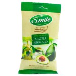 Салфетки влажные, Smile (Смайл) 10 шт Хербалис с маслом авокадо
