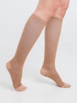 Гольфы компрессионные женские, Эласма р. 1 арт. С-501 1 класс компрессии на хлопковой основе бежевые