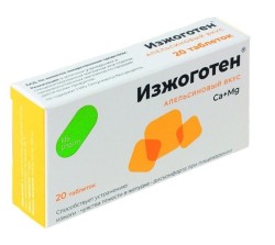 Изжоготен, Life Pharm (Лайф Фарм) табл. №20 БАД к пище без сахара (карбонат Ca 340 мг + карбонат Mg 80 мг) апельсиновый вкус