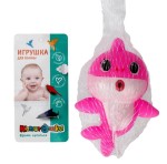 Игрушка для ванны, Капитошка 1 шт арт. 1909R005-R3 Акула розовая