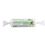 Аскорбин Ка форте, таблетки жевательные 10 шт клюква +Бонус стикер