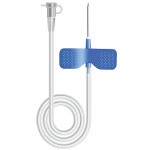 Катетер внутривенный периферический, р. 23G 1 шт арт. 0501-00-23 для вливания в малые вены игла-бабочка (минивен) синий