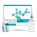 Сыворотка, Akavia (Акавия) Peptide Anti-puffiness Пептид от отеков лица и области вокруг глаз лимфодренажная 12 шт концентрат ампулы + активатор 50 мл