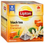 Чай, Lipton (Липтон) ф/пак. 1.7 г №20 ваниль и карамель в пирамидках