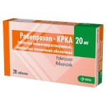 Рабепразол-КРКА, таблетки кишечнорастворимые покрытые пленочной оболочкой 20 мг 28 шт