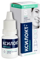 Ксилокт-СОЛОфарм капли наз. 0.1% 10 мл 1 шт.