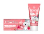 Зубная паста детская, Tiswell (Тисвелл) 60 г реминерализующая клубника со сливками от 1 года
